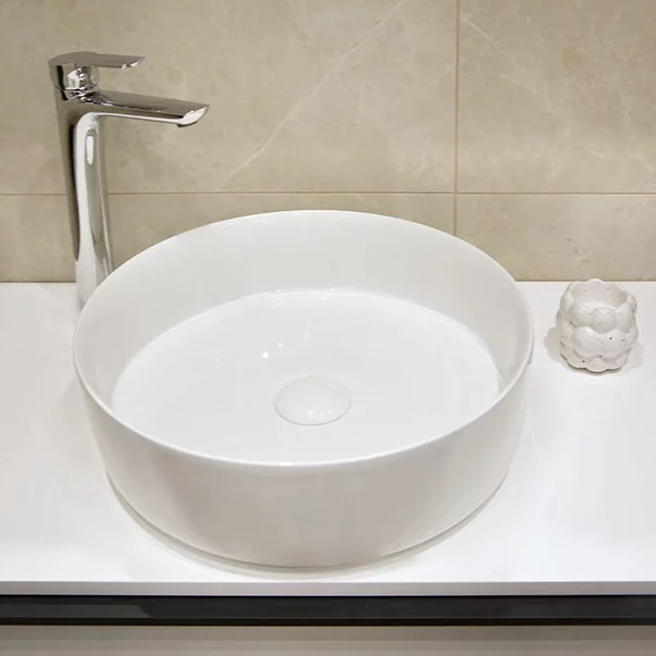 Lavoar pe blat alb Fluminia Alice 40 cm [4]