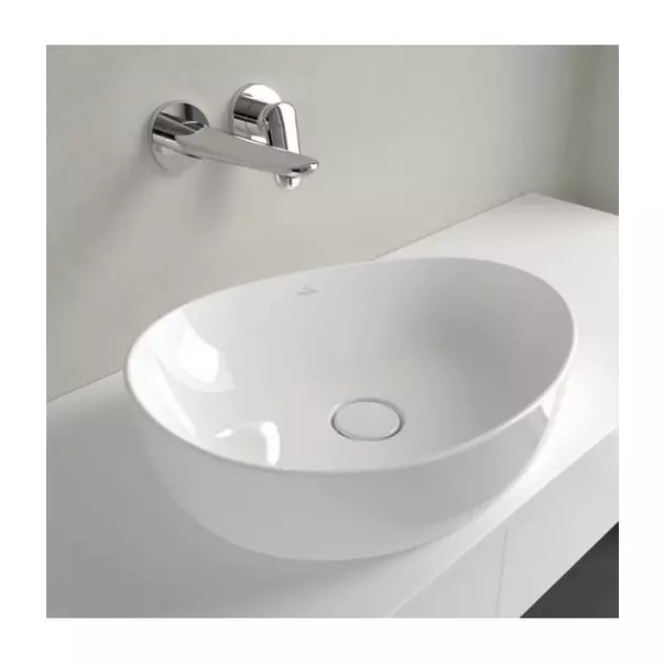 Lavoar pe blat alb oval Villeroy&Boch Antao 51 cm [3]