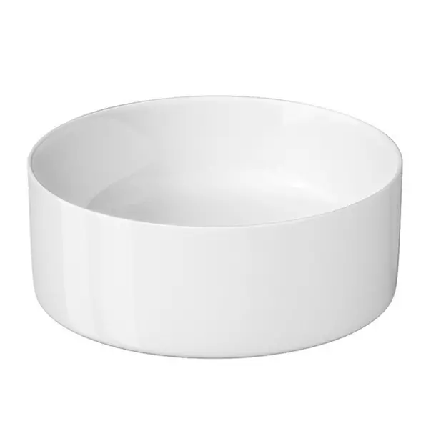 Lavoar pe blat Cersanit Crea alb lucios 38 cm [1]