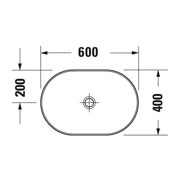 Lavoar pe blat Duravit D-Neo alb 60 cm [2]