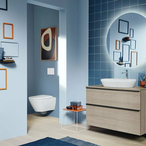 Lavoar pe blat Duravit D-Neo alb 60 cm [6]