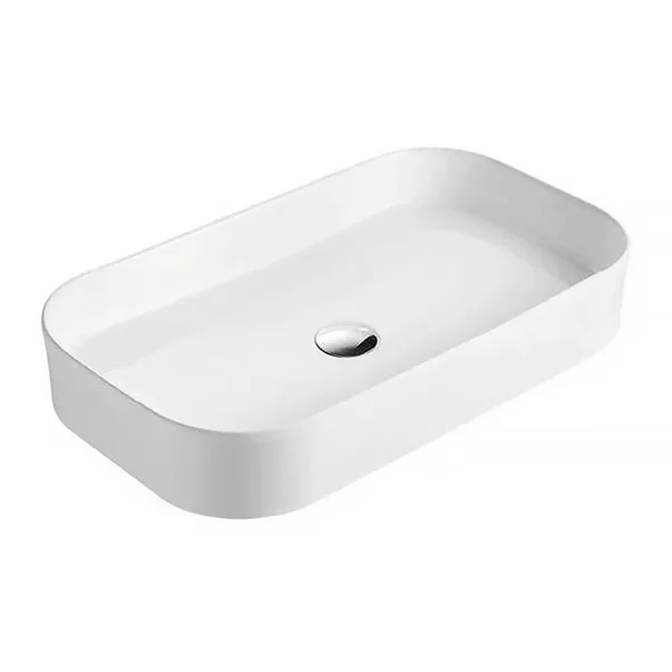 Lavoar pe blat Fluminia Capri alb 75 cm [1]