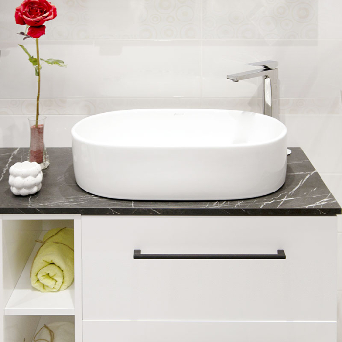 Lavoar pe blat Fluminia, Tisa, 56 x 35 cm, alb [8]