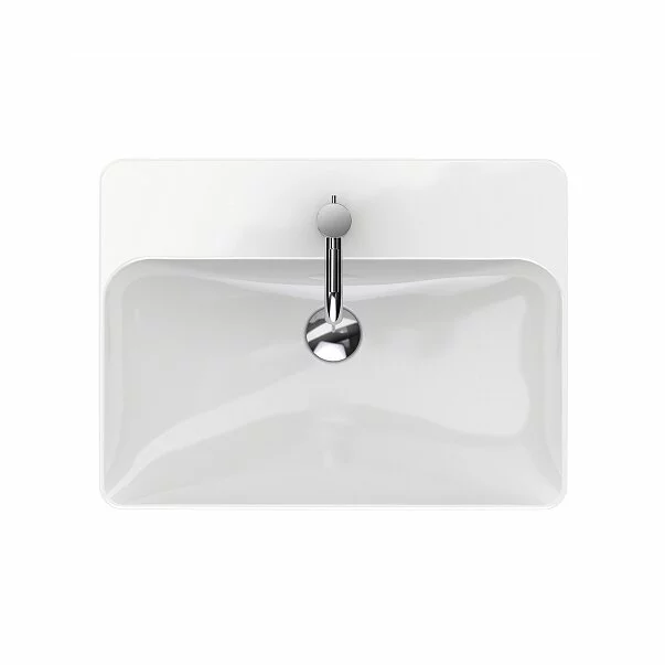 Lavoar pe blat Geberit Variform dreptunghiular cu preaplin 60x45 cm [2]