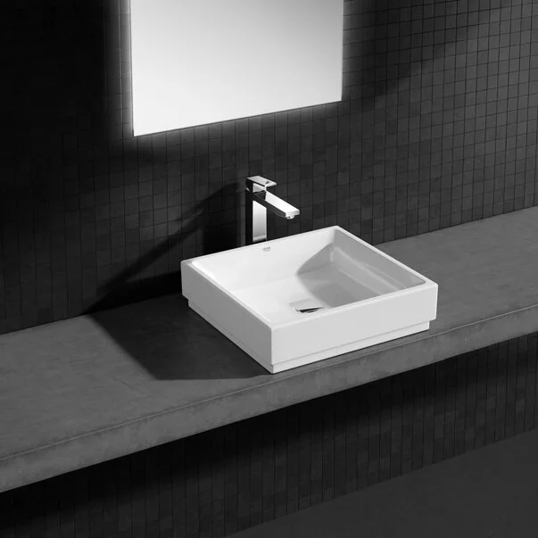 Lavoar pe blat Grohe Cube Ceramic 50 cm [3]