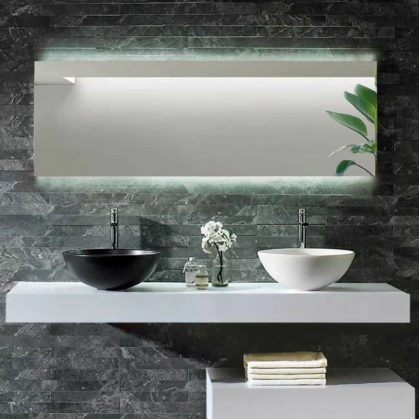 Lavoar pe blat negru mat Fluminia Black 40 cm [2]