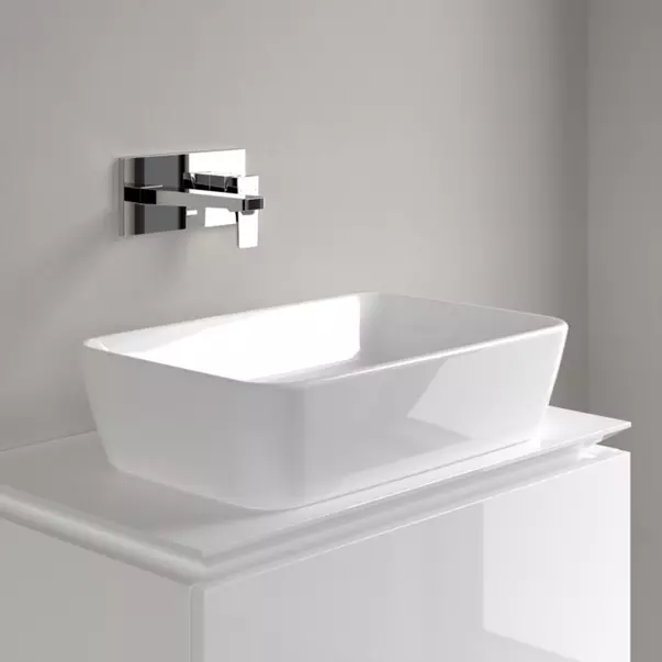 Lavoar pe blat Villeroy&Boch Architectura dreptunghiular finisaj alb lucios 60 cm [8]
