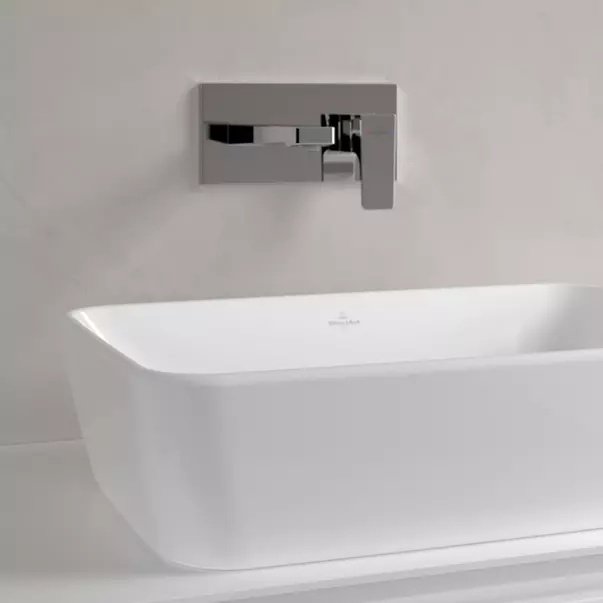 Lavoar pe blat Villeroy&Boch Architectura dreptunghiular finisaj alb lucios 60 cm [3]
