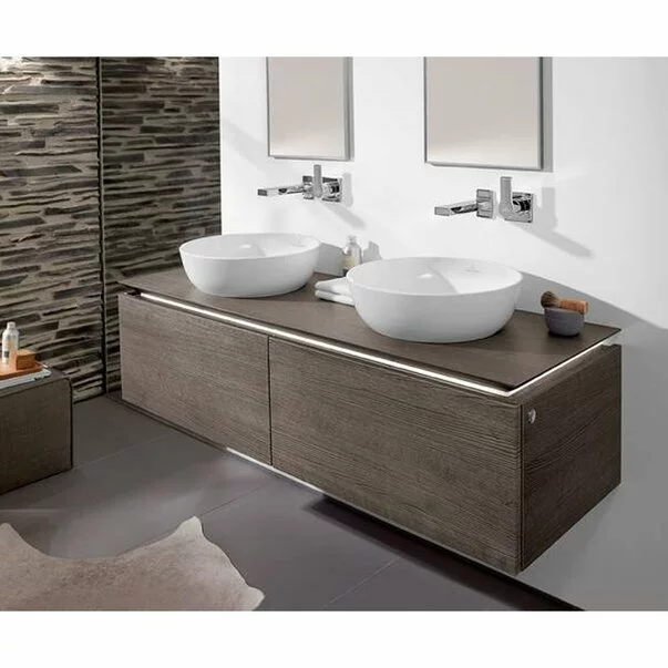 Lavoar pe blat Villeroy&Boch Artis rotund Titanceram [5]