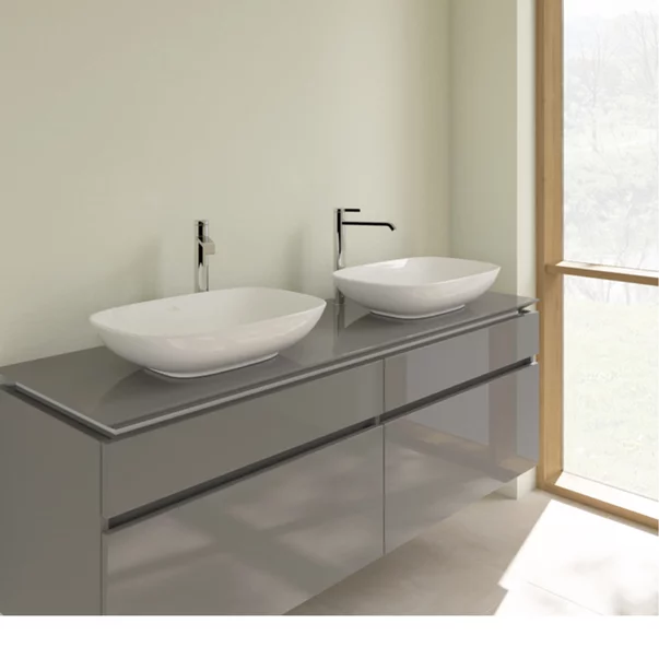 Lavoar pe blat Villeroy&Boch Loop&Friends dreptunghiular alb 56 cm [5]