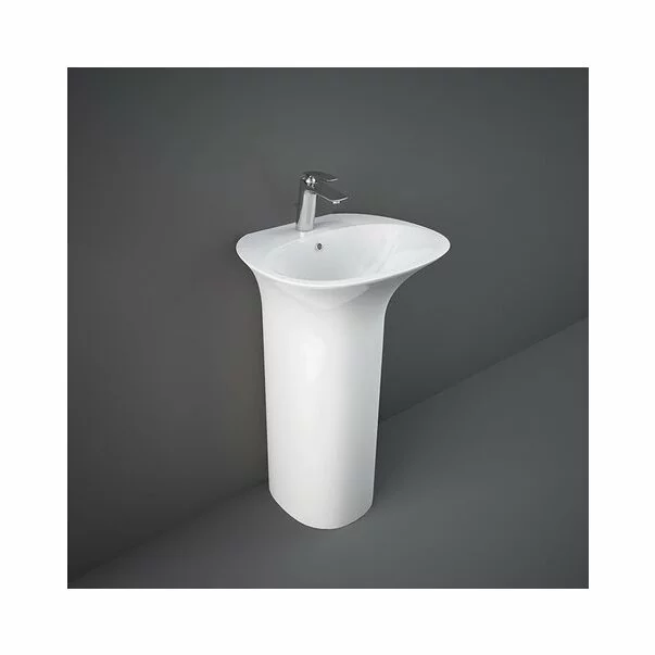 Lavoar pe pardoseala Rak Sensation cu orificiu baterie 55x46 cm [1]