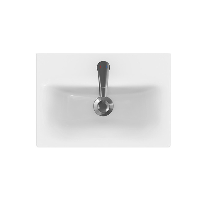 Lavoar slim pentru mobilier, Cersanit, Moduo, 50 x 35 cm, alb [5]