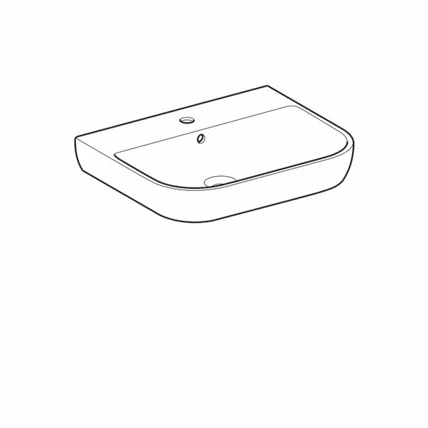 Lavoar suspendat Geberit Smyle 60 cm [4]