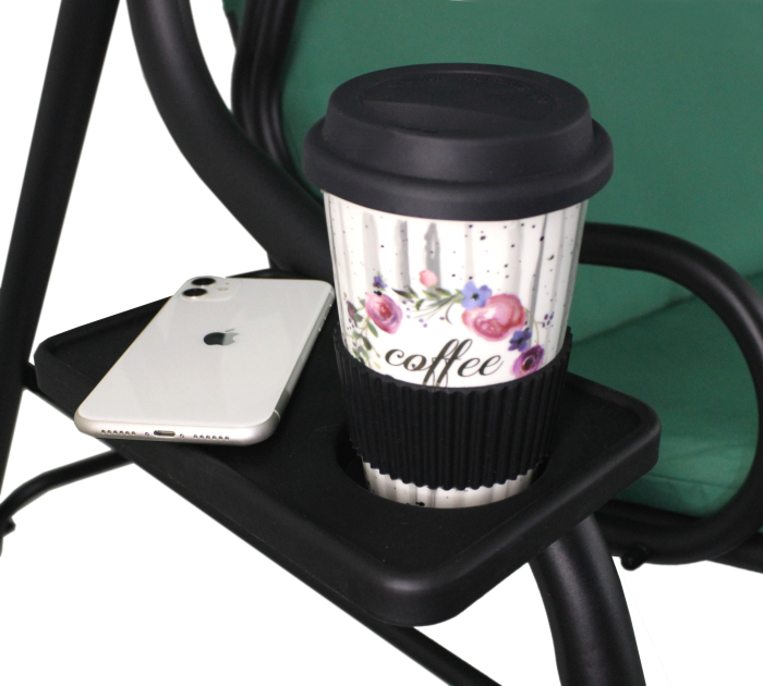 Leagan balansoar gradina Sersimo Modena, 3 locuri, 220kg, verde [7]