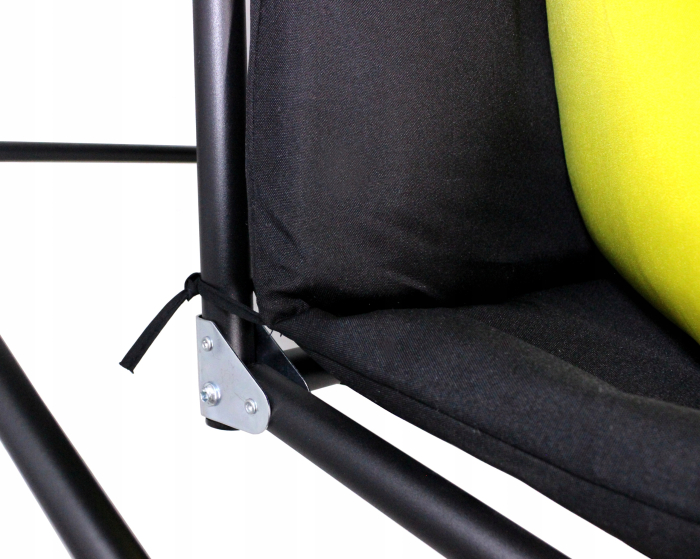 Leagan balansoar gradina Sersimo Trieste, 3 locuri, 220kg, negru [7]