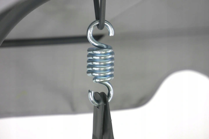 Leagan balansoar gradina Sersimo Vicenza, 3 locuri, 220kg, gri [7]