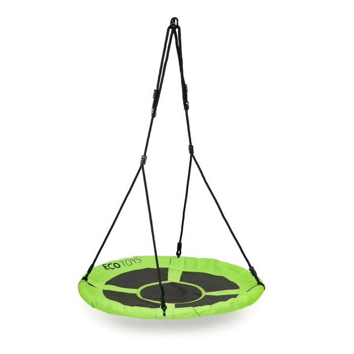 Leagan gradina tip cuib, diametru 100 cm, reglabil pe inaltime, maxim 150 kg, verde [4]