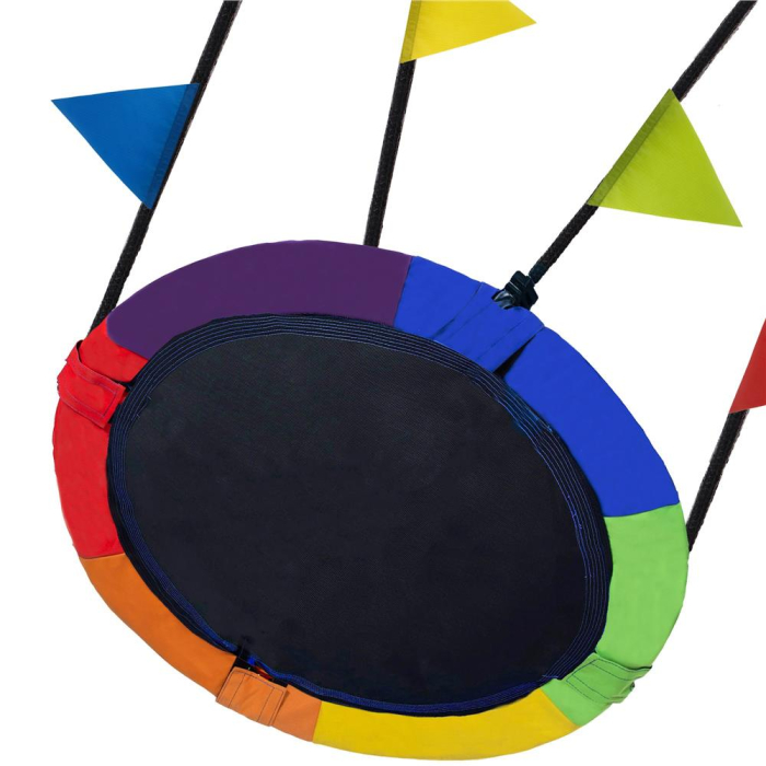 Leagan tip cuib 100cm, inaltime reglabila, 150 kg, Multicolor [12]