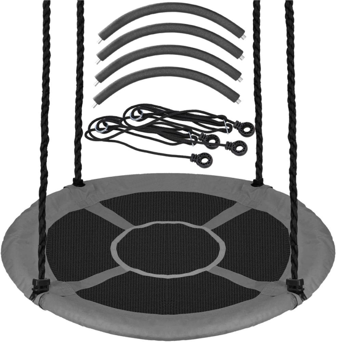 Leagan tip cuib 110cm, inaltime reglabila, 150 kg, Gri [9]