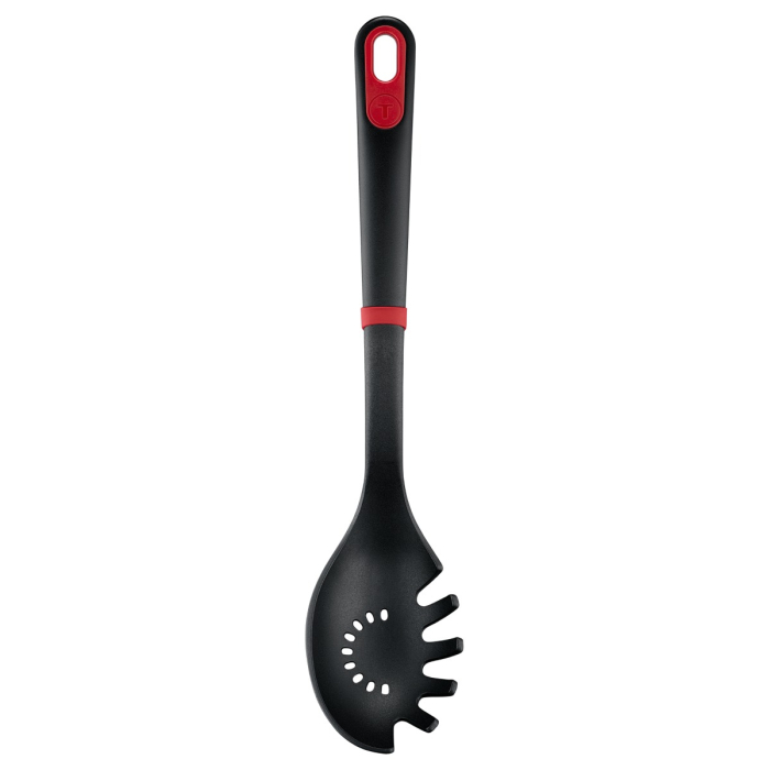 Lingura pentru paste Tefal Ingenio+ K1980234, plastic, rezistenta la temperaturi inalte, compatibilitate cu masina de spalat vase, negru & rosu [8]