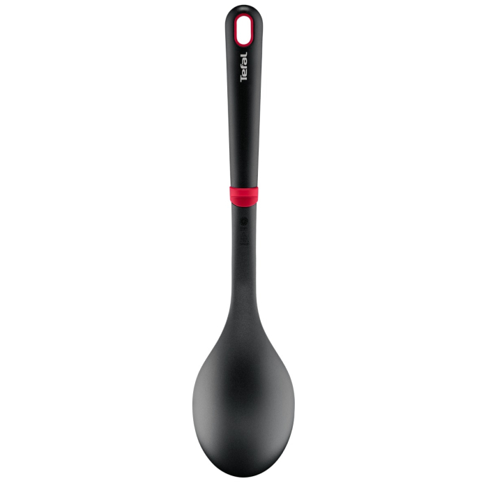 Lingura pentru servire Tefal Ingenio+ K1980334, rezistenta la temperaturi inalte, compatibilitate cu masina de spalat vase, plastic, negru & rosu [9]