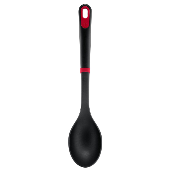 Lingura pentru servire Tefal Ingenio+ K1980334, rezistenta la temperaturi inalte, compatibilitate cu masina de spalat vase, plastic, negru & rosu [8]