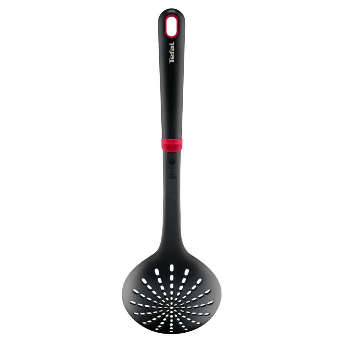 Lingura pentru strecurat Tefal Ingenio+ K1984334, rezistenta la temperaturi inalte, compatibilitate cu masina de spalat vase, plastic, negru & rosu [8]