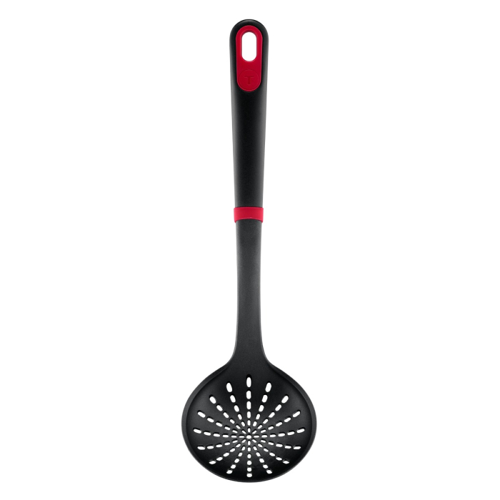 Lingura pentru strecurat Tefal Ingenio+ K1984334, rezistenta la temperaturi inalte, compatibilitate cu masina de spalat vase, plastic, negru & rosu [7]
