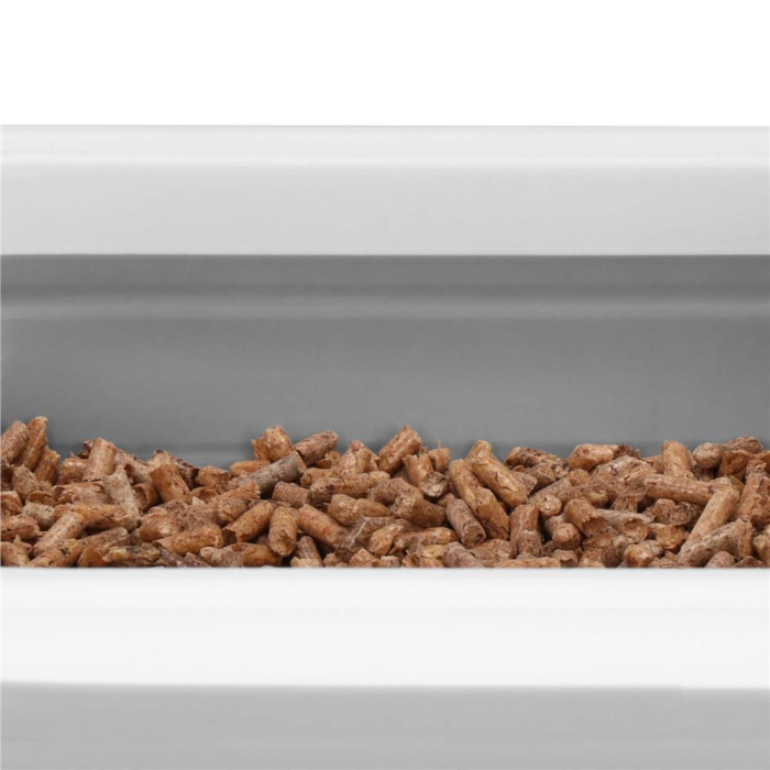 Litiera pliabila pisici lopatica capac plastic compact, 45x34x12 cm, usor de depozitat, gri alb [12]