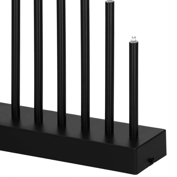 Lumanari decorative de Craciun, 9 becuri tip LED, culoare negru [7]