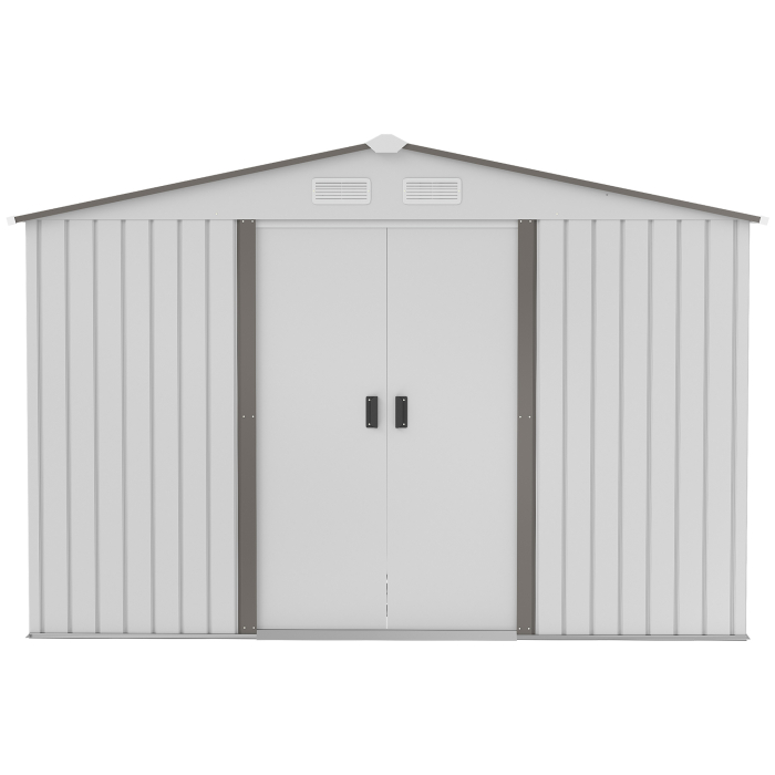  Magazie Gradina 277×195×192 cm - Otel & PP cu Usi Glisante Duble [9]