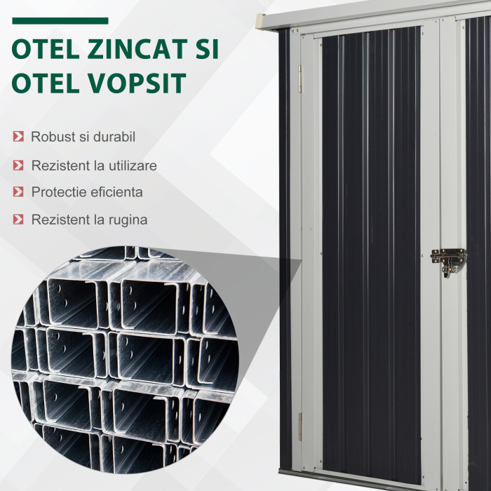  Magazie Otel 147×86×134 cm - Cu Usi Duble si Sistem Blocare [4]