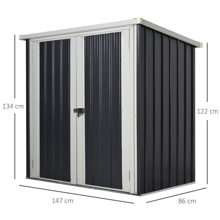  Magazie Otel 147×86×134 cm - Cu Usi Duble si Sistem Blocare [3]