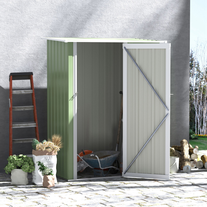  Magazie pentru Unelte Sopron din Otel Impermeabila 142x84x189cm [2]