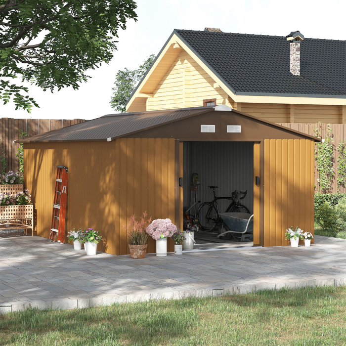  magazie unelte, din otel galvanizat, 3.4x3.86x2m [2]