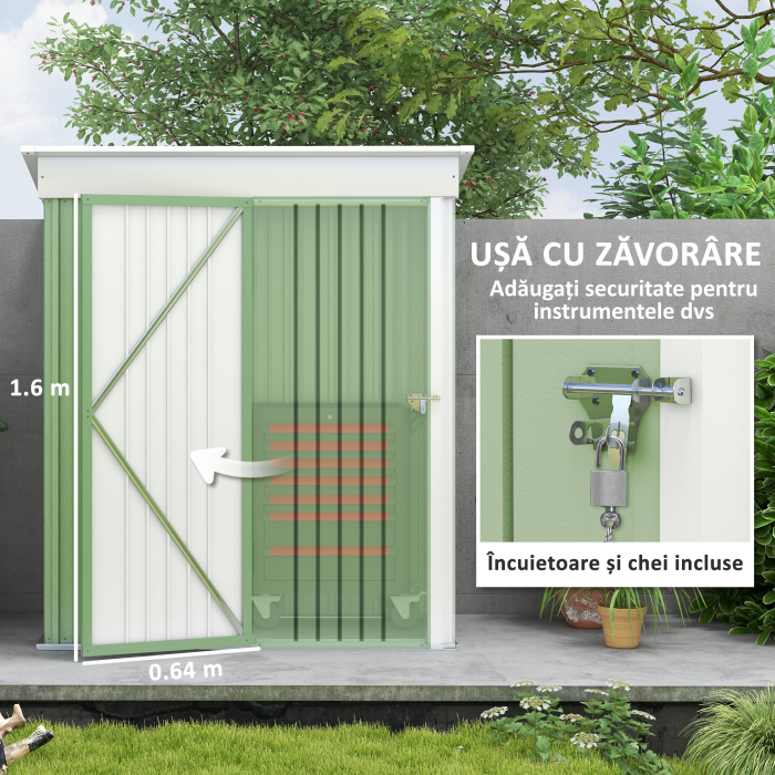  Magazina Gradina Mica - Otel Verde, Cu Usa Blocabila [7]