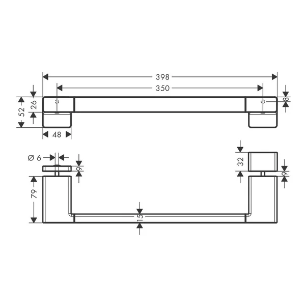 Maner usa dus Hansgrohe AddStoris crom [2]