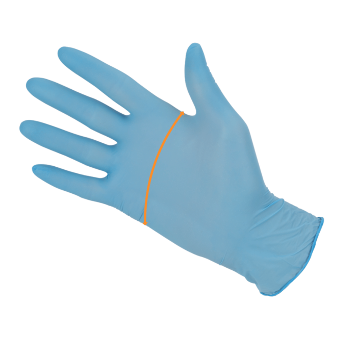 Manusi Nitrilex din nitril, 100 buc - L [2]