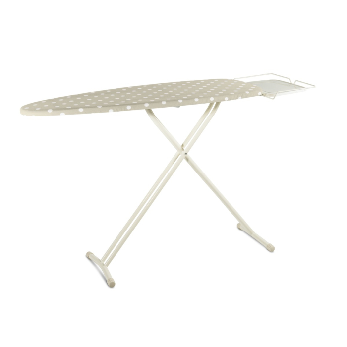 Masa de calcat TI1200E1, suprafata 124 x 40 cm, inaltime pana la 93 cm, husa bumbac si spuma, 6 KG, inox, alb / negru [5]