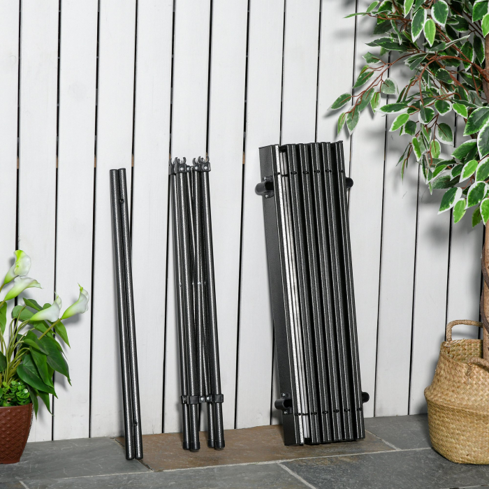  Masa de Camping Pliabila si Rulabila Outunny cu Geanta de Calatorie neagra [7]