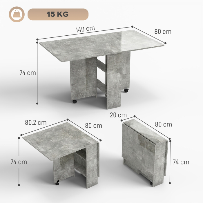  masa de dining, masa pliabila economisire spatiu, masa economisire spatiu, masa extensibila masa pliabila masa economisire spatiu masa cu roti [3]