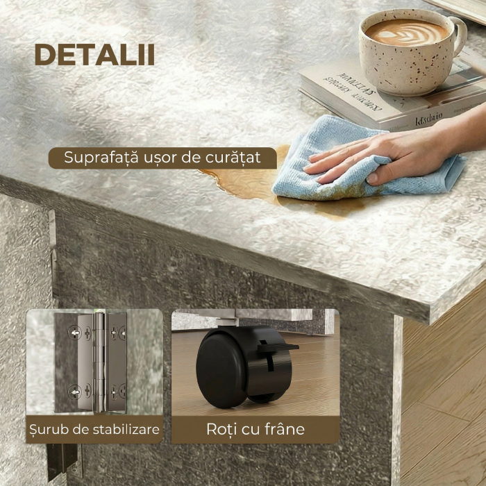  masa de dining, masa pliabila economisire spatiu, masa economisire spatiu, masa extensibila masa pliabila masa economisire spatiu masa cu roti [7]