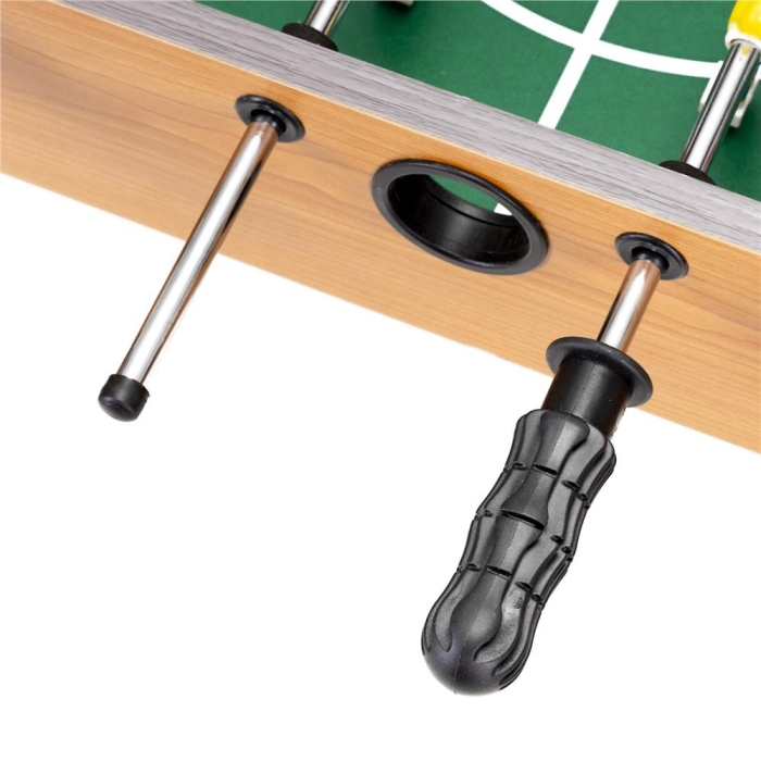 Masa fotbal copii 6 manere 18 jucatori structura mdf tabela, 69x35x62 cm, set complet, multicolor [3]