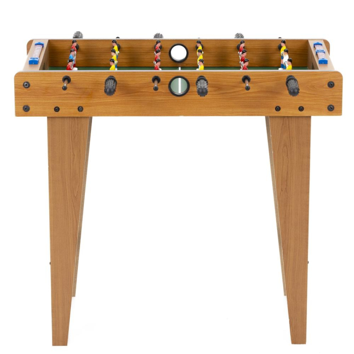 Masa fotbal copii 6 manere 18 jucatori structura mdf tabela, 69x35x62 cm, set complet, multicolor [7]