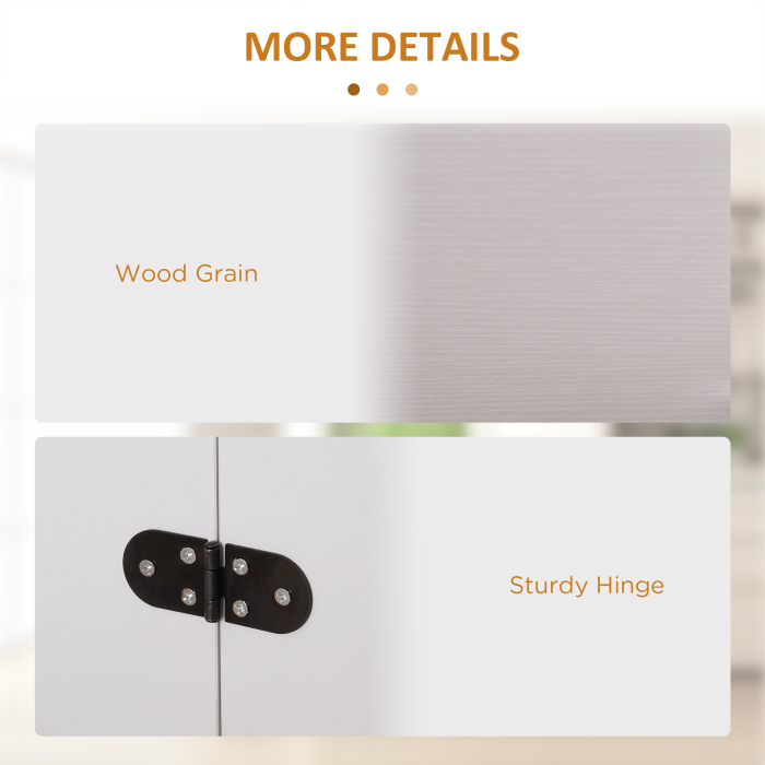  Masa de pranz pliabila pentru economisirea spatiului, masa de bucatarie si sufragerie din lemn 90x60x74cm, alb [6]