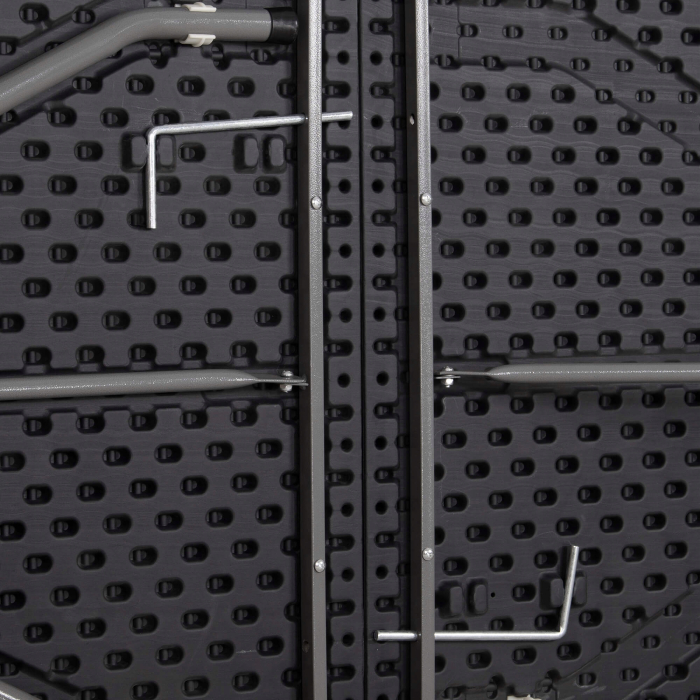 Masa dreptunghiulara pliabila multifunctionala, 1.8 m x 0.75 m x 0.75 m, neagra [5]