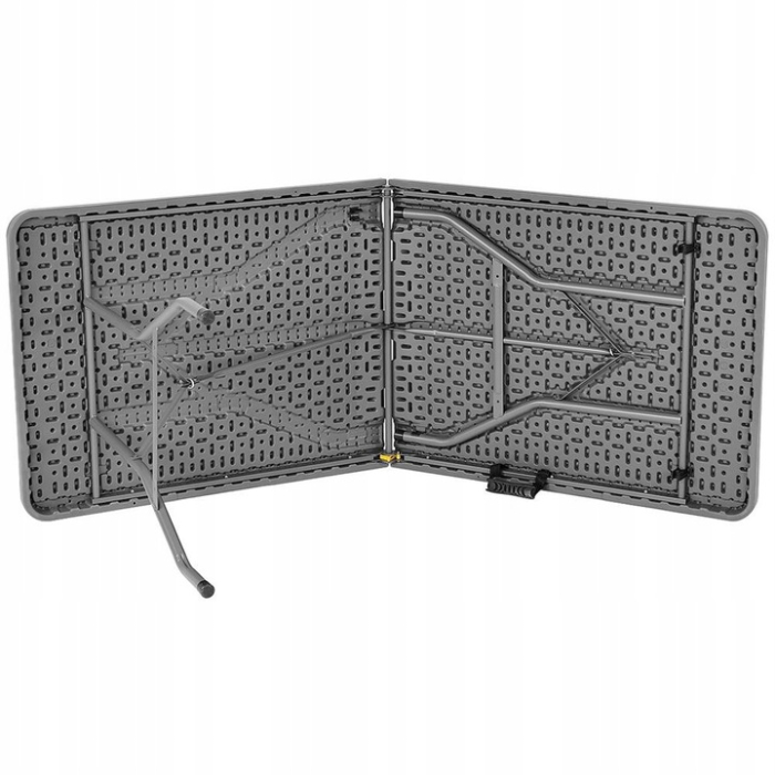 Masa dreptunghiulara pliabila multifunctionala, 180x70x74cm, gri [2]