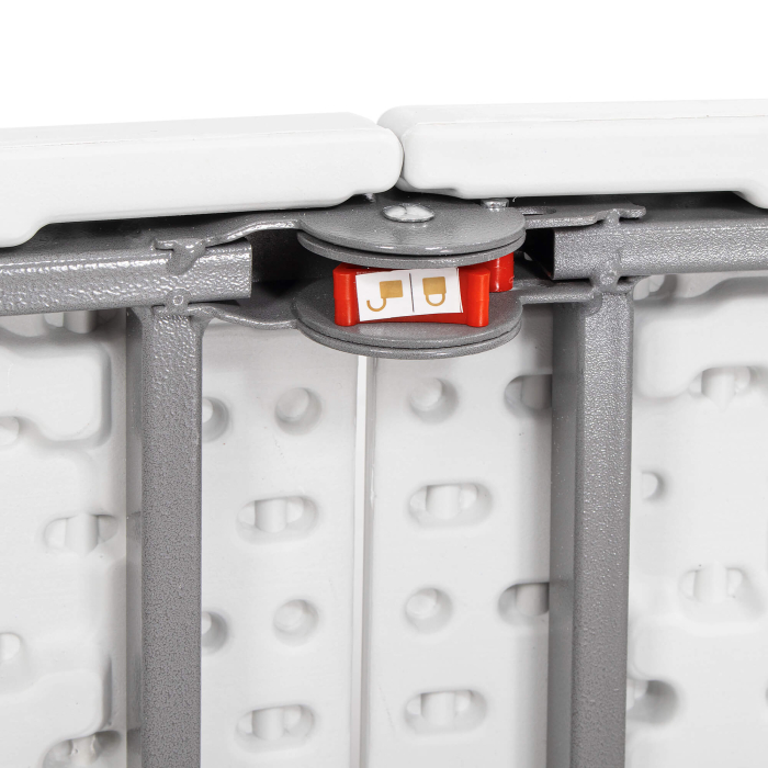 Masa dreptunghiulara pliabila multifunctionala, 240x75x74 cm, alba [7]