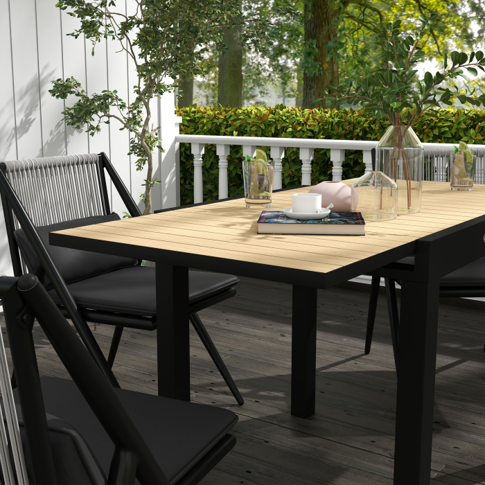  Masa extensibila pentru terasa, cu 4-6 locuri, 81-162 cm [8]