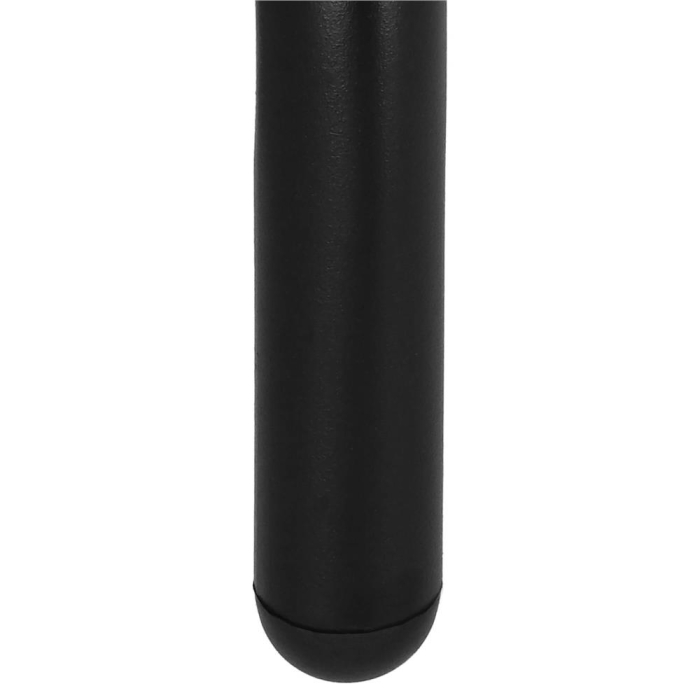 Masa rotunda pentru gradina sau balcon, blat din sticla securizata fumurie, 60 x 70 cm, negru [20]